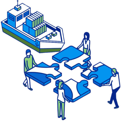 Logistique maritime collaborative : puzzle humain et navire de fret avec Nexline Group