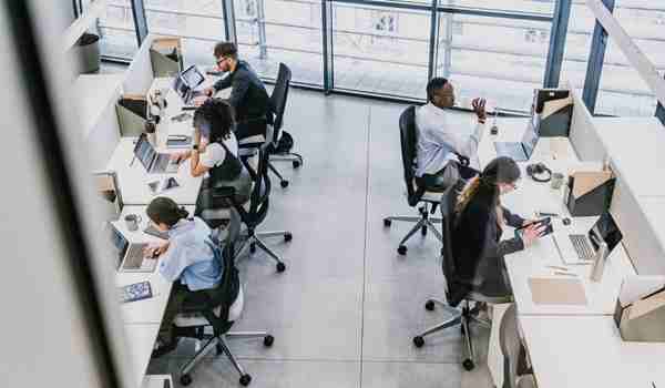 Professionals analyzing the supply chain in modern offices - Nexline