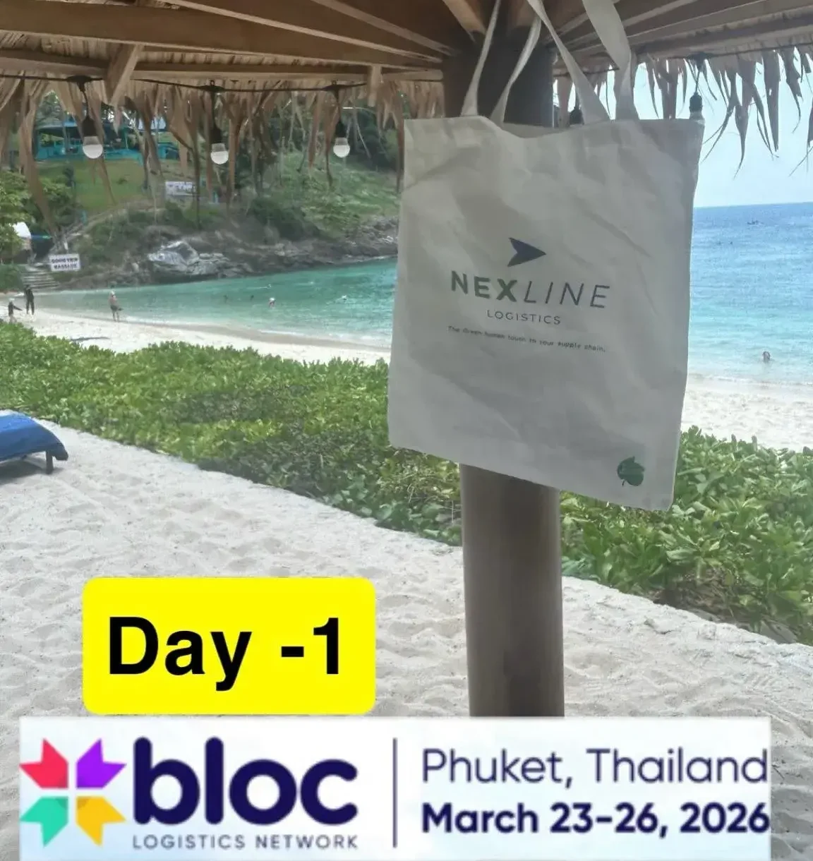 Nexline Logistics au Bloc Logistics Network 2026 à Phuket illustrant le développement du réseau logistique international