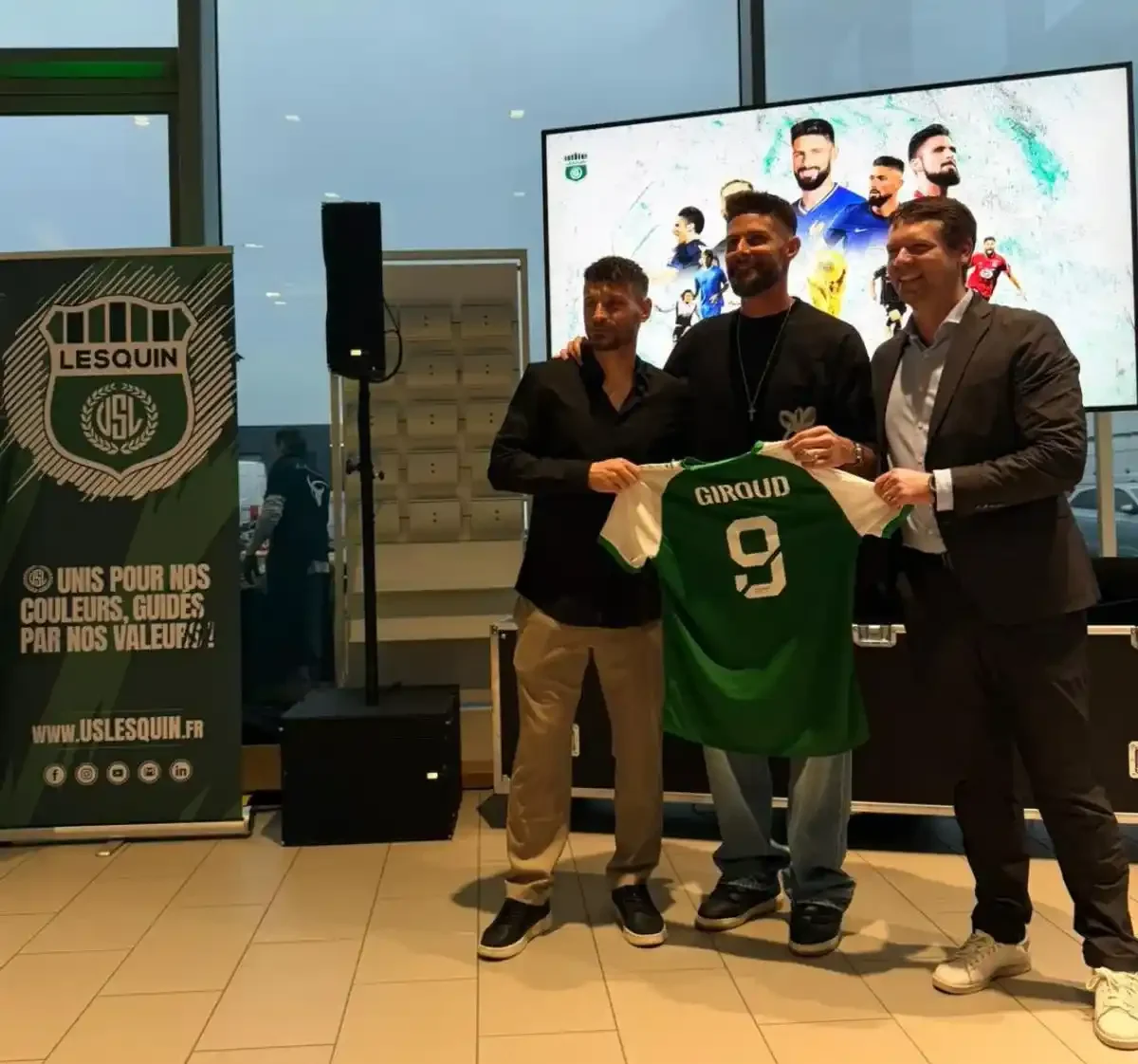 soirée partenaires US Lesquin illustrant les liens entre entreprise et sport avec Nexline Group autour de l’esprit d’équipe et des valeurs collectives