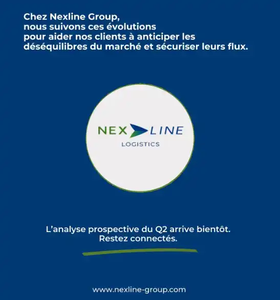 Analyse du fret aérien premier trimestre 2026 par Nexline Group pour anticiper les déséquilibres du marché et sécuriser les flux.