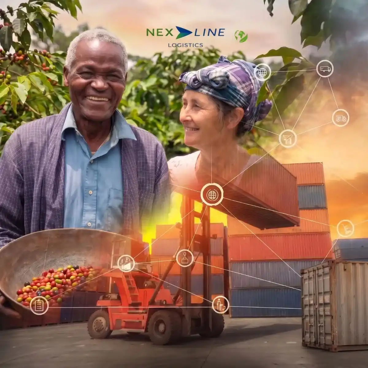 World Fair Trade Day transport CSR with responsible producers sustainable supply chain and international logistics by Nexline Group