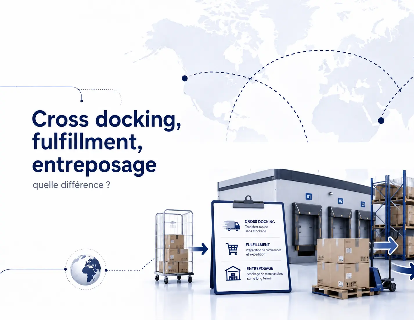 Cross docking, fulfillment, entreposage : quelles différences ?
