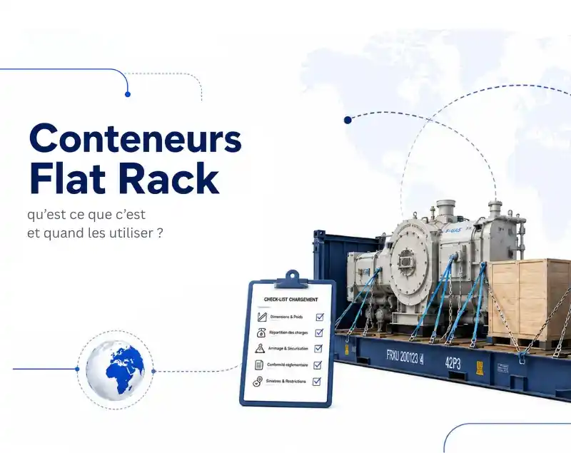 Conteneurs Flat Rack : qu’est-ce que c’est et quand les utiliser ?