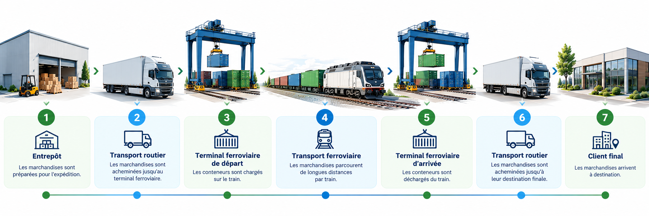 shema d'un parcours de transpor multimodal 