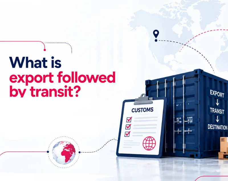 Infographic explaining export followed by transit, the customs systems involved, and the key changes introduced in September 2026.