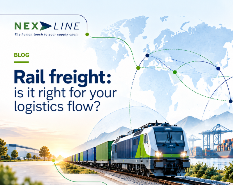 Rail freight for international logistics and goods transportation