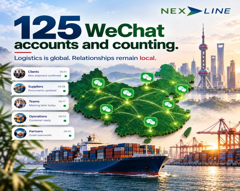 WeChat : Pourquoi Nexline utilise 125 comptes pour sa logistique en Chine